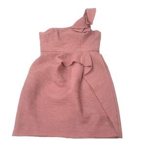 Ruffled Detail Tulip Dress